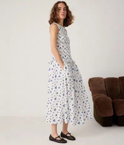 Michael Stars Camielle Floral Skirt In White
