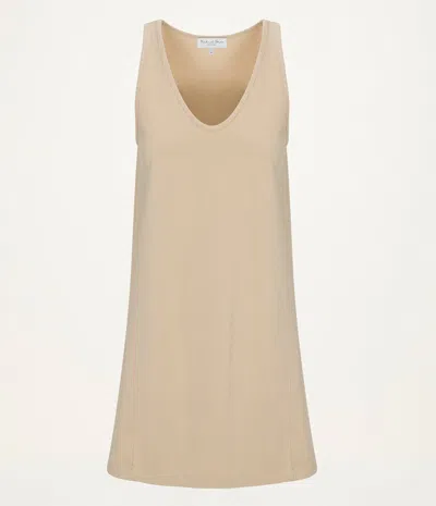 Michael Stars Camilla Scoop Neck Dress In Animal Print