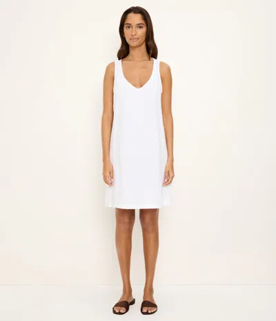 Michael Stars Camilla Cotton Tank Dress In White