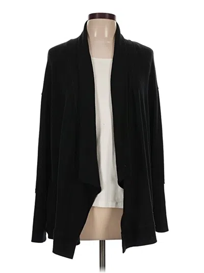 Pre-owned Michael Stars Cardigan Sweater In Black