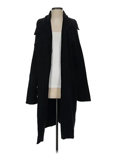 Pre-owned Michael Stars Cardigan Sweater In Black