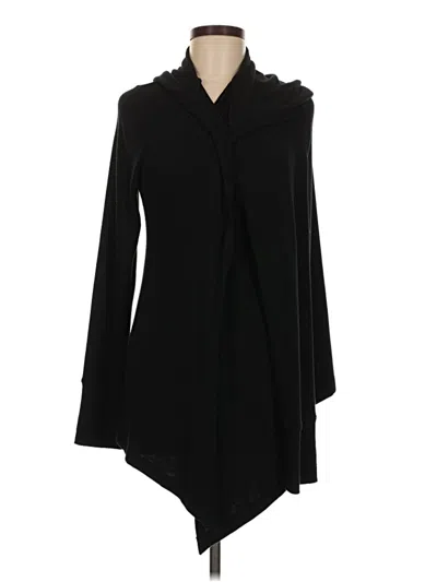 Pre-owned Michael Stars Cardigan Sweater In Black