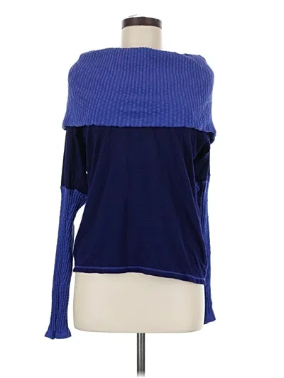 Pre-owned Michael Stars Cardigan Sweater In Blue