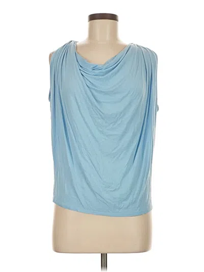 Pre-owned Michael Stars Cardigan Sweater In Blue