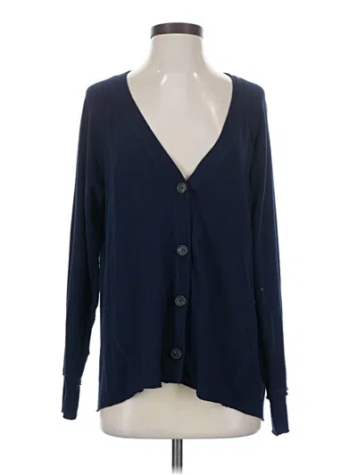 Pre-owned Michael Stars Cardigan Sweater In Blue