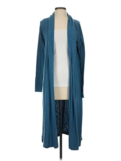 Pre-owned Michael Stars Cardigan Sweater In Blue