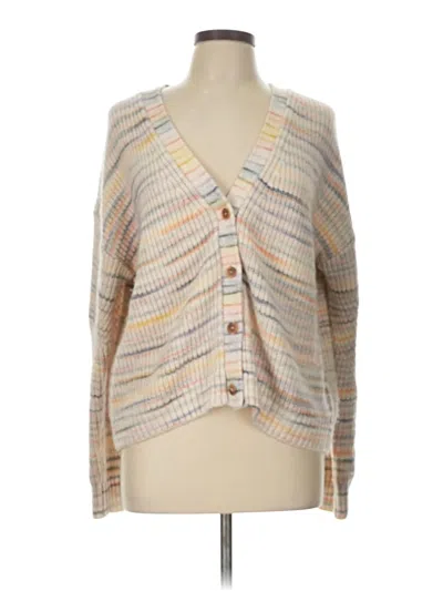 Pre-owned Michael Stars Cardigan Sweater In Brown