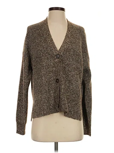 Pre-owned Michael Stars Cardigan Sweater In Brown