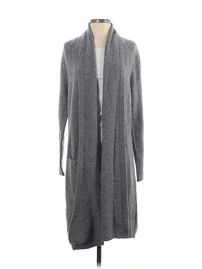 Pre-owned Michael Stars Cardigan Sweater In Gray