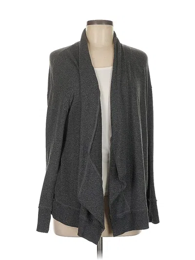 Pre-owned Michael Stars Cardigan Sweater In Gray