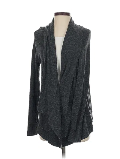 Pre-owned Michael Stars Cardigan Sweater In Gray