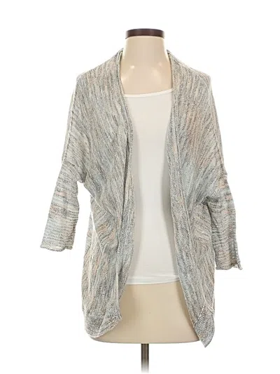Pre-owned Michael Stars Cardigan Sweater In Gray