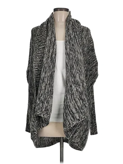 Pre-owned Michael Stars Cardigan Sweater In Gray