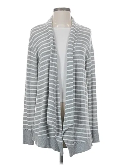 Pre-owned Michael Stars Cardigan Sweater In Gray