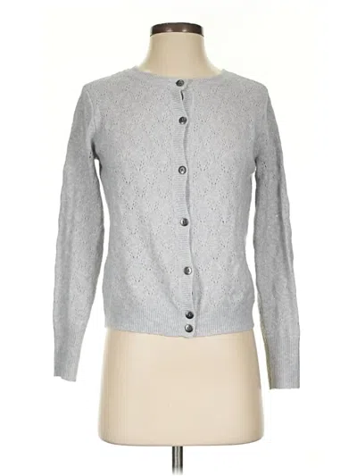 Pre-owned Michael Stars Cardigan Sweater In Gray