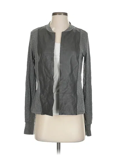 Pre-owned Michael Stars Cardigan Sweater In Gray