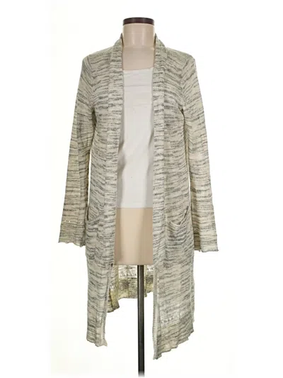Pre-owned Michael Stars Cardigan Sweater In Gray