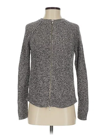 Pre-owned Michael Stars Cardigan Sweater In Gray