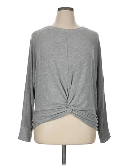 Pre-owned Michael Stars Cardigan Sweater In Gray
