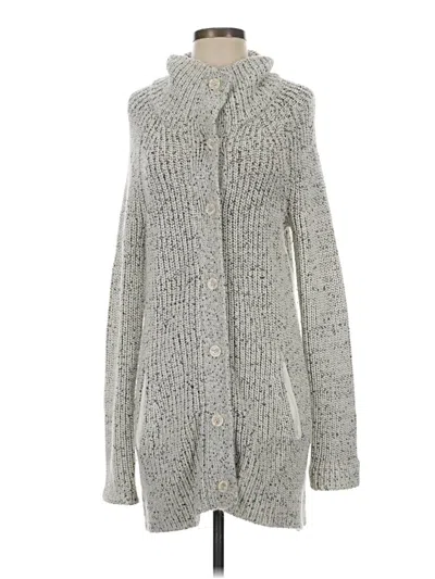 Pre-owned Michael Stars Cardigan Sweater In Gray