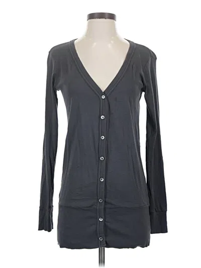 Pre-owned Michael Stars Cardigan Sweater In Gray