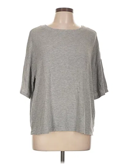 Pre-owned Michael Stars Cardigan Sweater In Gray