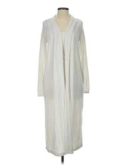 Pre-owned Michael Stars Cardigan Sweater In Ivory