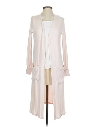 Pre-owned Michael Stars Cardigan Sweater In Pink