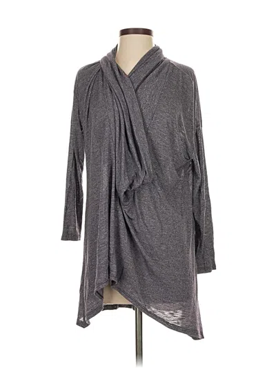 Michael Stars Cardigan Sweater In Purple