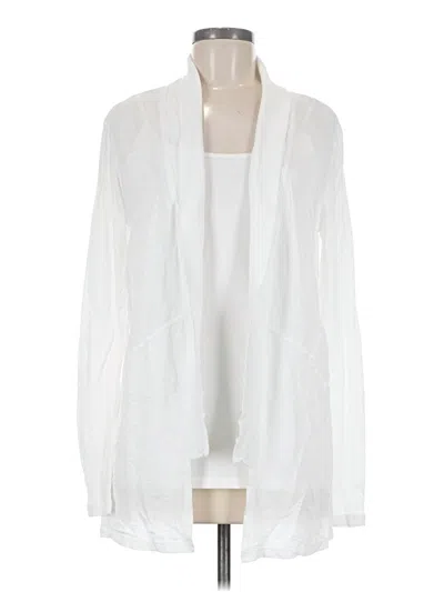 Pre-owned Michael Stars Cardigan Sweater In White