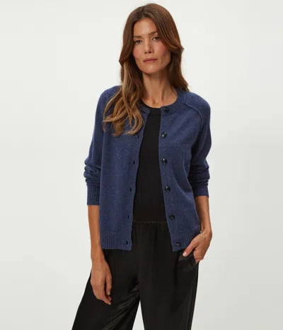 Michael Stars Caroline Cashmere Cardigan In Blue