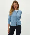 Michael Stars Caroline Cashmere Cardigan In Blue