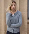 Michael Stars Caroline Cashmere Cardigan In Gray
