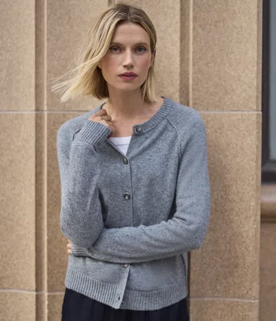 Michael Stars Caroline Cashmere Cardigan In Gray