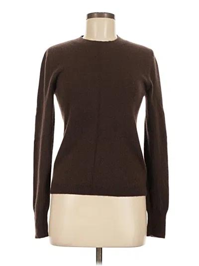 Pre-owned Michael Stars Cashmere Pullover Sweater In Brown