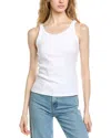 Michael Stars Cassie Thin Bonded Tank In White