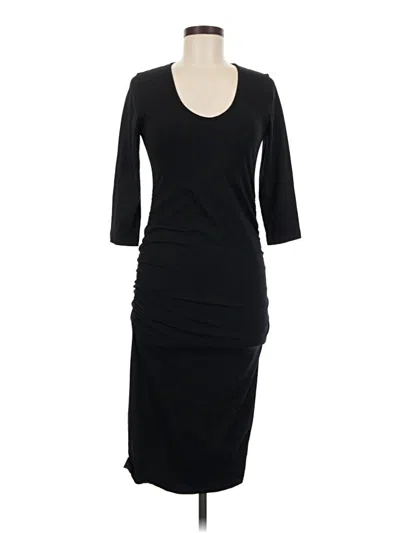 Pre-owned Michael Stars Casual Dress In Black