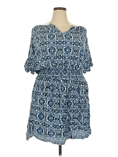 Pre-owned Michael Stars Casual Dress In Blue
