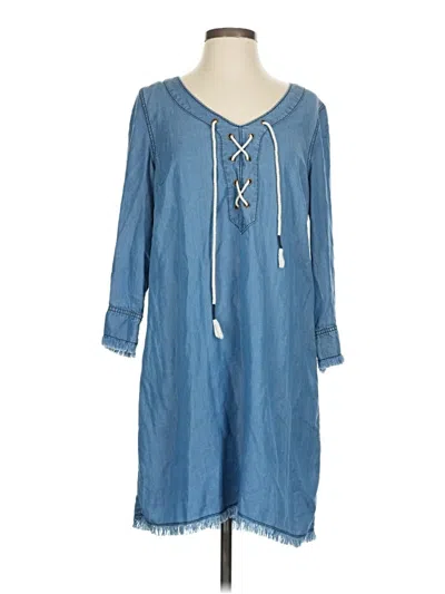 Pre-owned Michael Stars Casual Dress In Blue