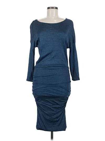 Pre-owned Michael Stars Casual Dress In Blue