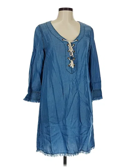 Pre-owned Michael Stars Casual Dress In Blue
