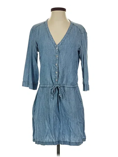 Pre-owned Michael Stars Casual Dress In Blue