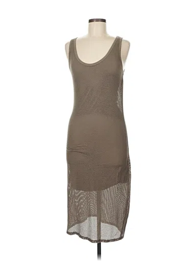 Pre-owned Michael Stars Casual Dress In Brown