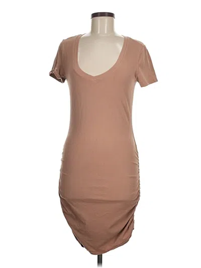 Pre-owned Michael Stars Casual Dress In Brown