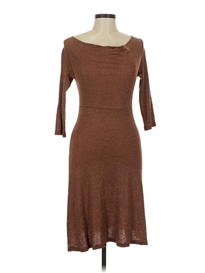 Pre-owned Michael Stars Casual Dress In Brown