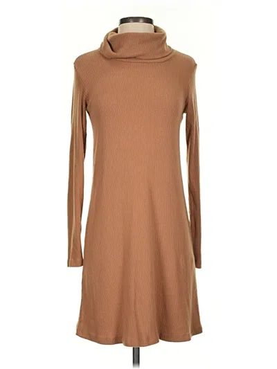 Pre-owned Michael Stars Casual Dress In Brown