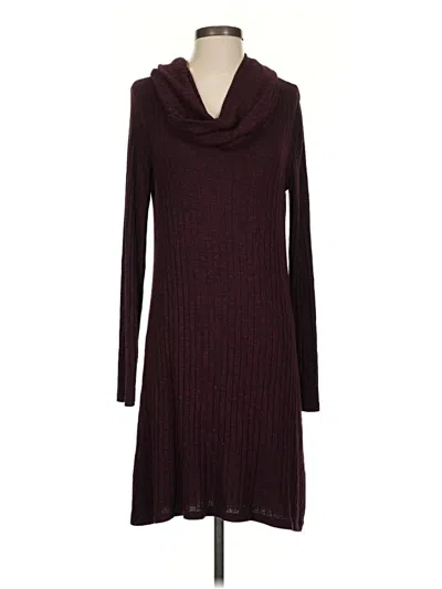 Pre-owned Michael Stars Casual Dress In Burgundy