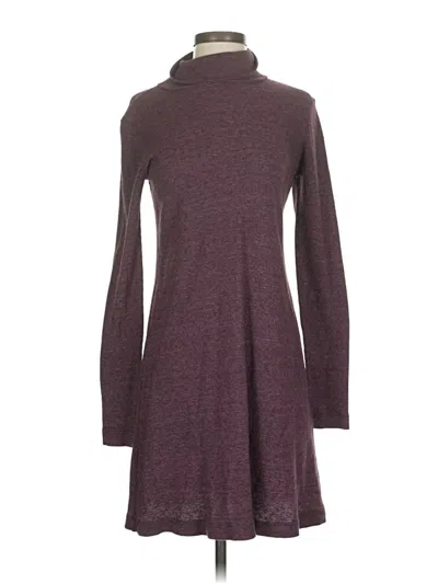 Pre-owned Michael Stars Casual Dress In Burgundy