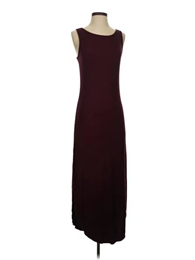 Pre-owned Michael Stars Casual Dress In Burgundy
