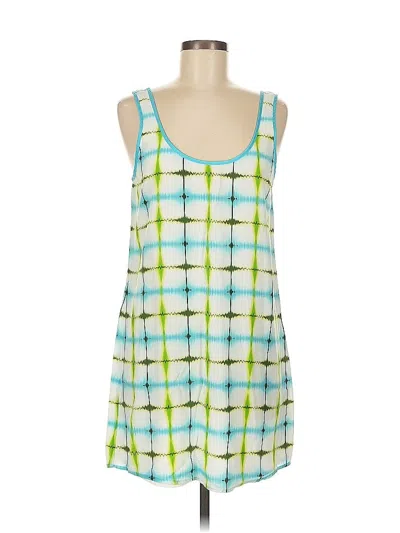 Pre-owned Michael Stars Casual Dress In Green